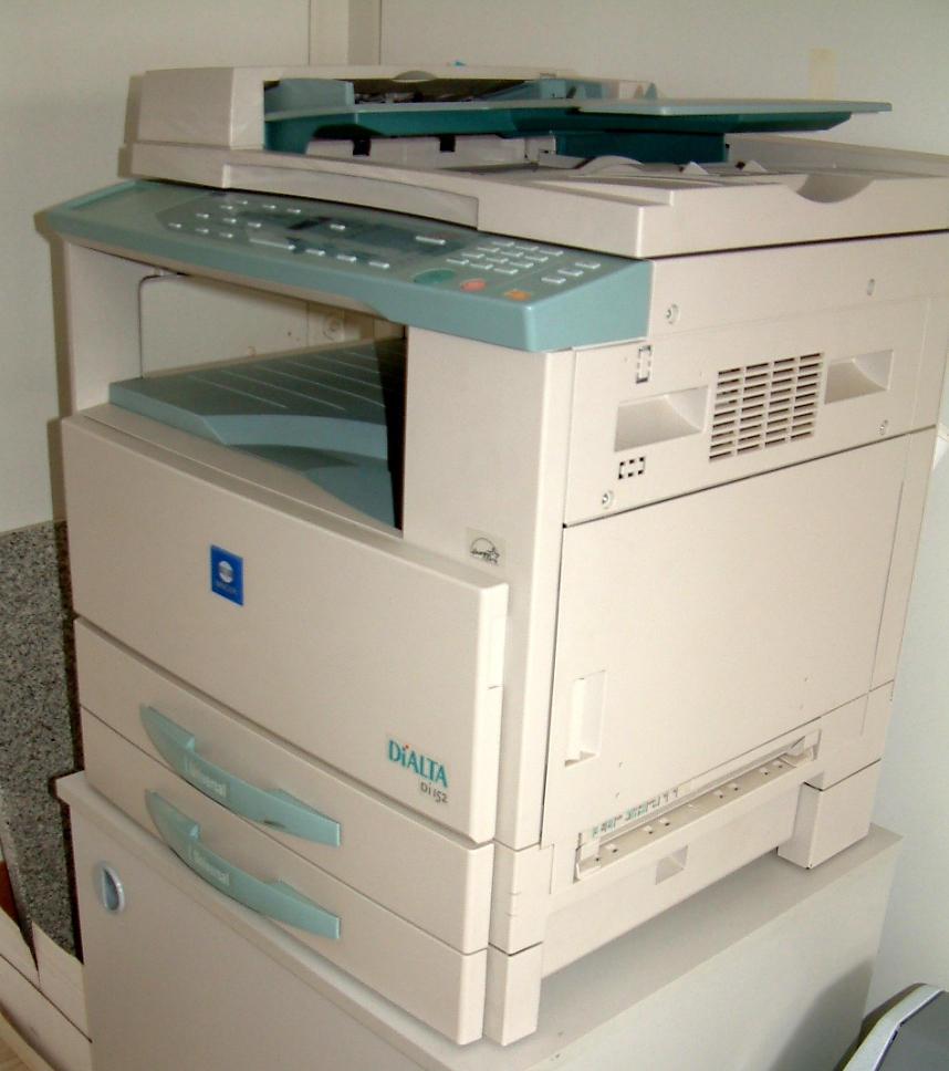 Commercial digital photocopier and document printing machine